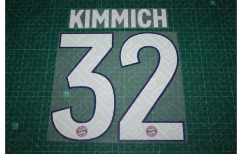 Bayern Munich 18/19 #32 KIMMICH Homekit Nameset Printing