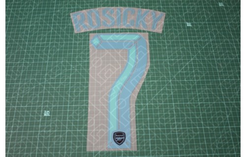 Arsenal 15/16 #7 ROSICKY AwayKit Nameset Printing