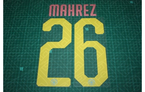 Manchester City 19/20 #26 MAHREZ 3rd AwayKit Nameset Printing